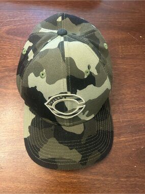 MLB Camo Baseball Cap in Olive and Black